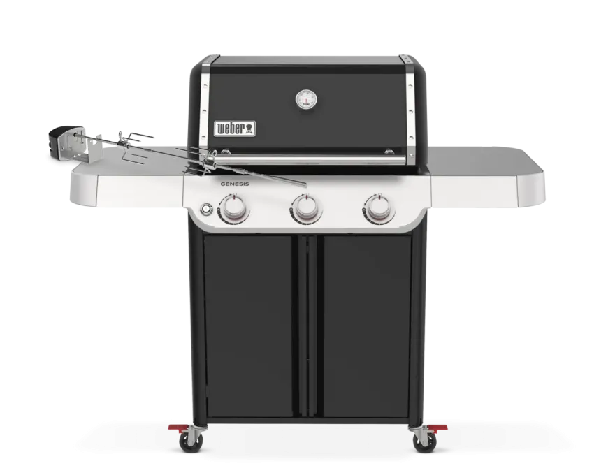 Grill gazowy Genesis E-315, Czarny + rożen (#7654)